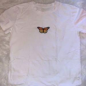 Brandy Melville John Galt butterfly tee